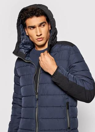 Куртка демісезонна чоловіча cmp man jacket fix hood2 фото