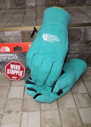 Рукавички жіночі зимові the north face windstopper із сенсорним пальцем