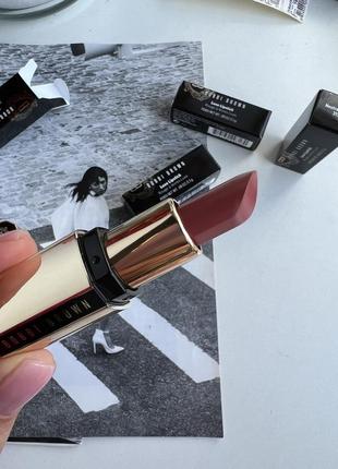 Bobbi brown luxe lipstick mini помада - 315 neutral rose4 фото