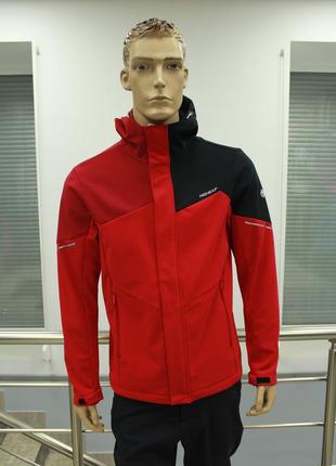 Куртка мужская high experience windstopper красно-черная