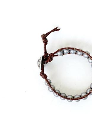 Спиральный браслет ручной работы чан лу chan luu. синтетический гематит7 фото