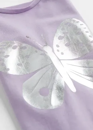 Кофточка для девочки бабочка (лонгслив)2 фото