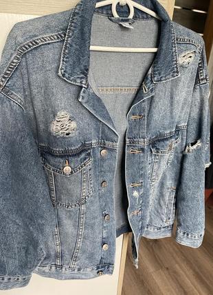 Джинсовая куртка, пиджак джинсовый1 фото