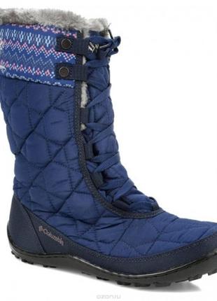 Размеры 37.5/38 
сапожки женские columbia minx mid iii omni heat omni-heat print