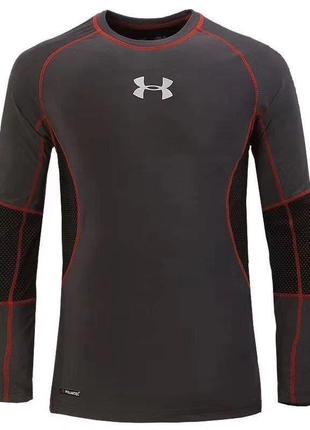 Термокофта мужская under armour серая1 фото