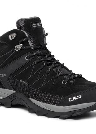 Ботинки мужские cmp rigel mid trekking shoe wp1 фото