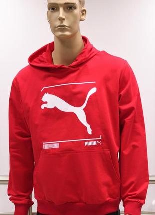 Чоловіче худі puma червоного кольору