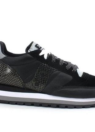 Кроссовки женские saucony jazz triple black/snake noir