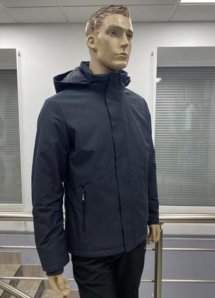 Куртка мужская cmp man jacket snaps hood антрацит2 фото