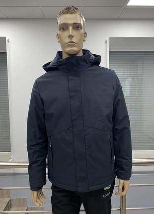 Куртка мужская cmp man jacket snaps hood антрацит1 фото