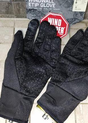 Рукавички чоловічі зимові The north face рукавички windstopper із сенсорним пальцем5 фото