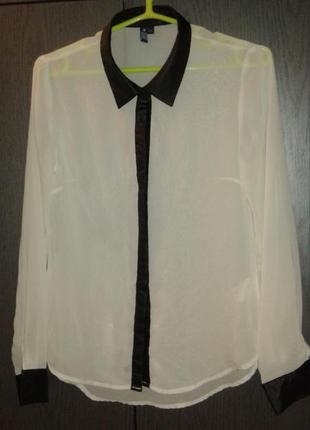 Гламурная приталенная блузка , размер xs/s