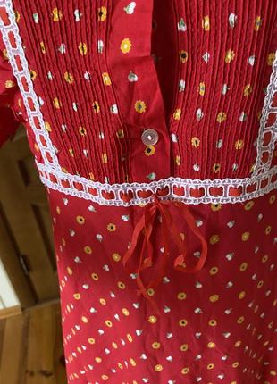 Нарядное винтажное батистовое платье для настоящей леди3 фото