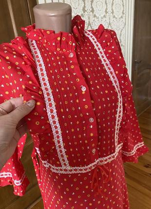 Нарядное винтажное батистовое платье для настоящей леди4 фото