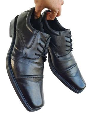 Чоловічі туфлі з натуральної шкіри 41 розмір
