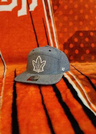 💯🏒🥅 оригинал. очень легкий snapback'47 brand x nhl toronto maple leafs.