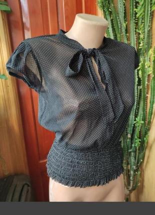 Блуза в горошок 2