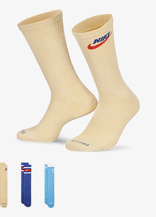 Високі шкарпетки nike everyday plus l 42-46