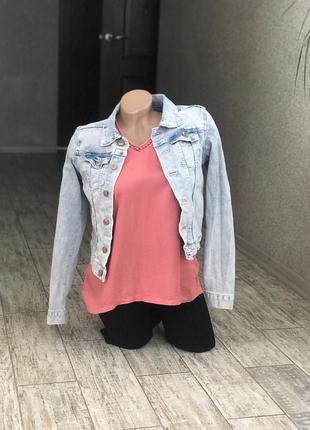 Трендовая классная джинсовая курточка denim