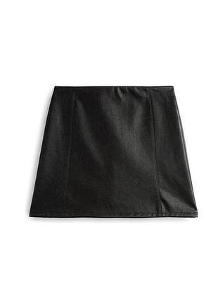 Коротка спідниця з екошкіри primark 🛍️1+1=3🛍️