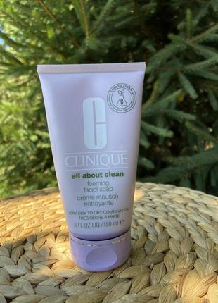 Clinique foaming facial soap гель для умывания 150 ml