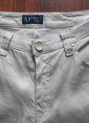 Летние льняные джинсы armani jeans2 фото
