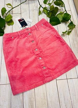 Юбка вельветовая на пуговицах, оригинал!