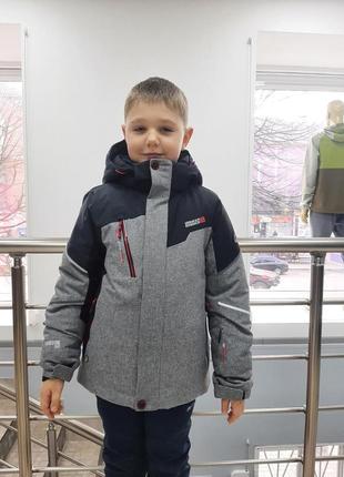 Дитячий/підлітковий куртка high experience для хлопчика пісочна (р. 134 - 164)1 фото