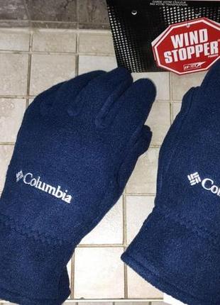 Перчатки мужские  зимние columbia windstopper с сенсорным пальцем5 фото