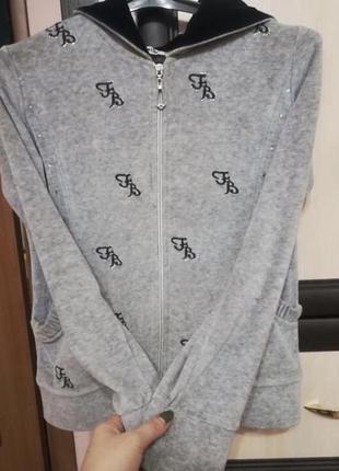 Мягкий свитерок женский плюшевый светрик кофта спортивный костюм с капюшоном теплая толстовка кенгурушка1 фото