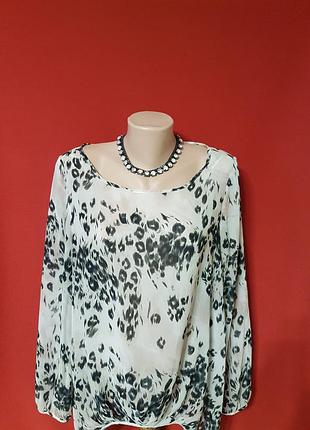 Актуальная блуза в леопардовый принт от next