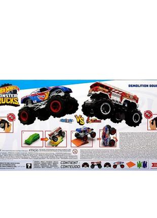 Hot wheels monster trucks  машинка на радіокеруванні пульті набір трек монстр трюк авто3 фото