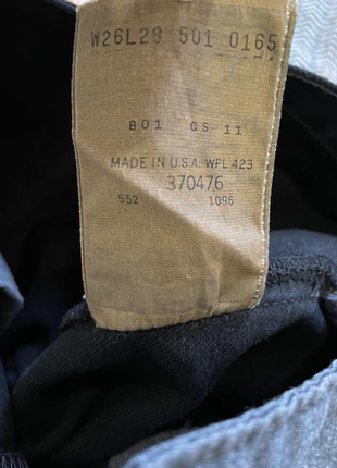 Levi's 501 прямые винтажные джинсы9 фото