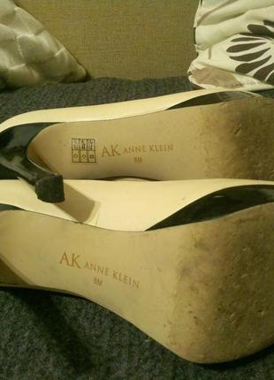 Ak anne klein serafina туфли босоножки 24.5-25 см6 фото