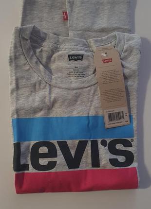 Футболка levis серая s