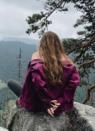 Джинсівка пурпурова 2