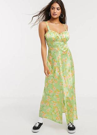 Сатинова сукня asos