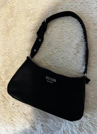 Сумка guess черная бу