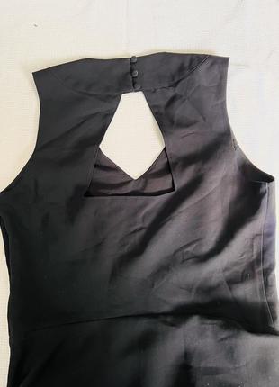 Класичне чорне платтячко mexx плаття сукня чорного кольору4 фото