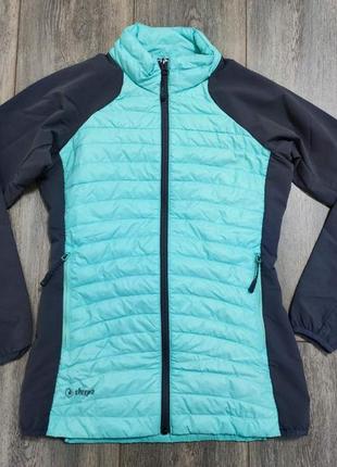 Жіноча трекінгова гібридна куртка пуховик sherpa
made in bangladesh 
размер xs