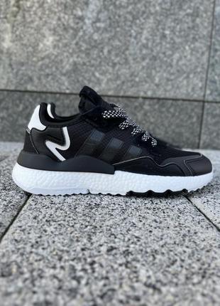 Adidas nite jogger black9 фото