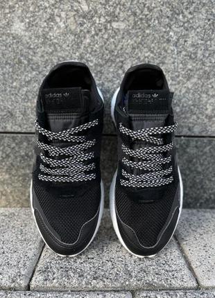 Adidas nite jogger black7 фото