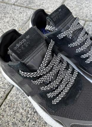 Adidas nite jogger black4 фото