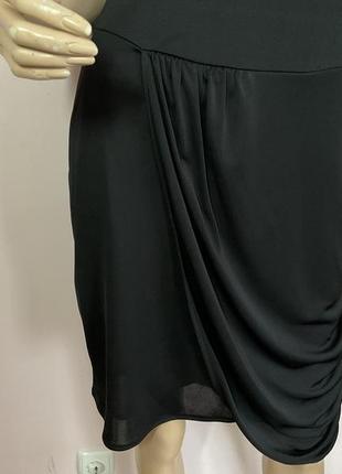 Черное коктельное красивое платье/м/brend zara3 фото
