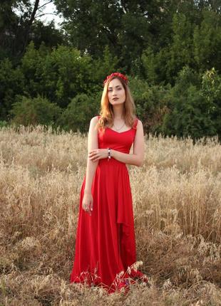 Красное платье, вечернее платье, выпускное платье, красное платье, вечернее платье2 фото