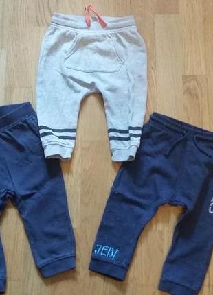 Комплект хлопковых штанишек для мальчика h&m1 фото