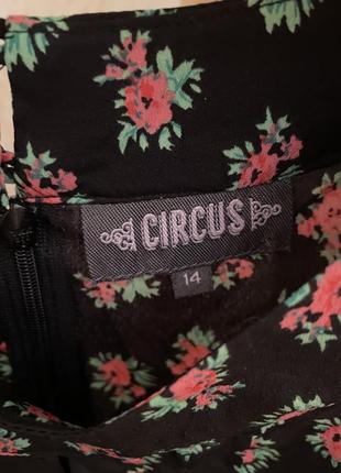 Цветочное легкое платье с прядкой circus, р м5 фото