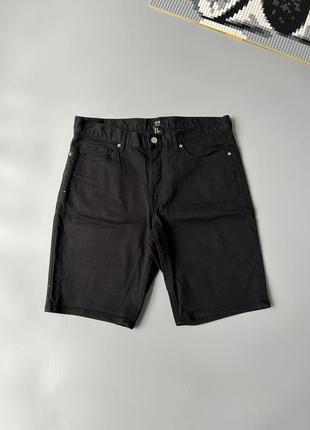 Базовые джинсовые шорты h&amp;m 30 мужские s