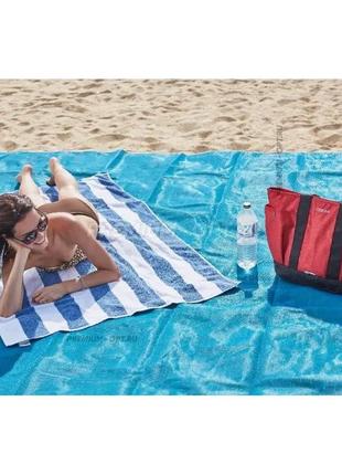Коврик для пляжа подстилка пляжная антипесок 200*200 см5 фото