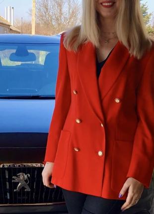 Крутий двобортний піджак/блейзер преміум класу